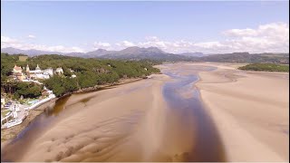 Portmeirion and Ynys Gifftan Drone Flight [upl. by Anastas374]