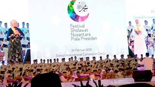 Sholatullah Sharla Sulis amp Haddad Alwi di Festival Sholawat Nusantara Piala Presiden [upl. by Conlen]