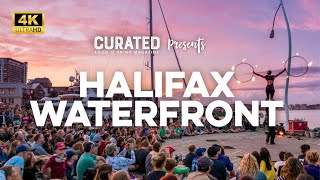 HALIFAX WALKING TOUR Halifax Waterfront during the Busker Festival  Canada [upl. by Elyr]