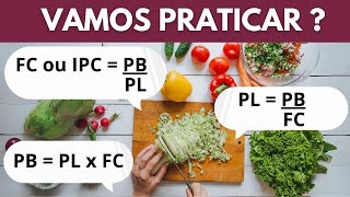 EXERCÍCIOS SOBRE FATOR DE CORREÇÃO PESO BRUTO E PESO LÍQUIDO [upl. by Marcile145]