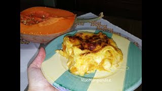 Lasagne alla zucca  ricetta vegetariana e squisita [upl. by Hassi]