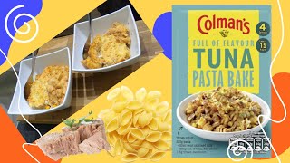 Tuna Pasta Bake  Colmans  cooking tuna pasta [upl. by Ynad]