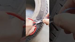 Damage tire repairing process Goodtools and machinery make work easy [upl. by Sigsmond499]