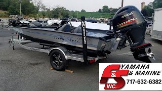 Xpress X18 Pro bass w Yamaha 150 SHO walk thru FampS Yamaha and marine [upl. by Aurita84]