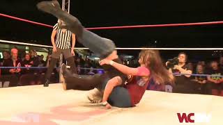 Wrestling Finisher  Nixon Newell  Welsh Destroyer aka Tegan Nox [upl. by Luemas965]