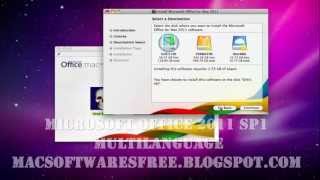 Microsoft Office 2011 MAC  FREE Download  SP1 Multilanguage FULL Version [upl. by Engenia]