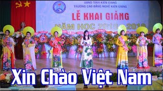 Xin Chào Việt Nam  Biễu diễn thời trang đẹp mắt [upl. by Yaf]