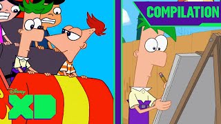 Phineas and Ferb Season 1 Best Moments  Compilation  disneyxd [upl. by Anahahs]