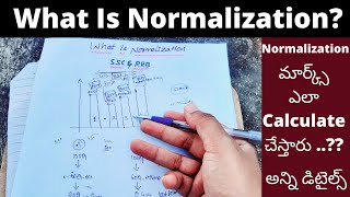 Normalization In Telugu Normalization In SSC CHSL CGL MTS RRB NTPC GroupD ExamsNormalisation Marks [upl. by Geiger835]