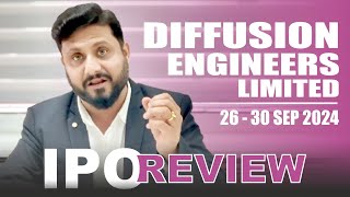 IPO Review  Diffusion Engineers Limited [upl. by Bergin]