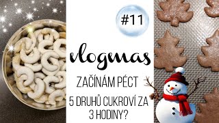 VLOGMAS 11  peču cukroví ☃️ nákup a špenátové rizoto [upl. by Hornstein]