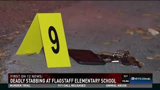 Man dies after stabbing at Flagstaff elementary school [upl. by Dobrinsky]