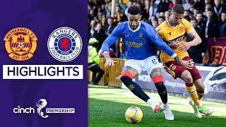 Motherwell 13 Rangers  Tenman victory  cinch Premiership [upl. by Claman805]