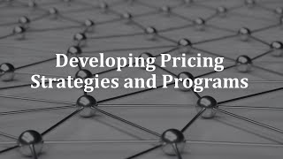 Developing Pricing Strategies and Programs  Chapter 16  Philip Kotler Marketing Management [upl. by Sidman]