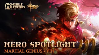 Hero Spotlight  Yin  Martial Genius  Mobile Legends Bang Bang [upl. by Suzetta]