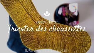 Tricoter des Chaussettes pas à pas  Ryelight Partie 1 de Tincanknit [upl. by Maxwell]