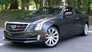 2015 Cadillac ATS Coupe 20T Start Up Road Test and In Depth Review [upl. by Eslehc]