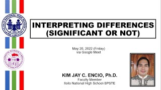 Interpreting Differences Significant or Not [upl. by Neville851]