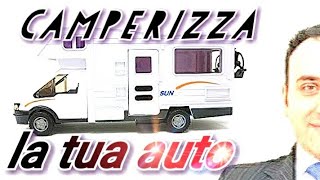 Dacia Lodgy camping  camperizza la tua auto [upl. by Seem]