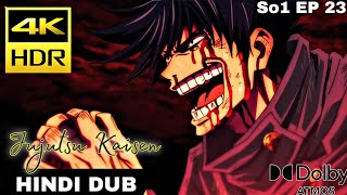 Megumi Uses Domain Expansion In Hindi 4K 60FPS Jujutsu Kaisen Hindi Dubbed [upl. by Tacita]