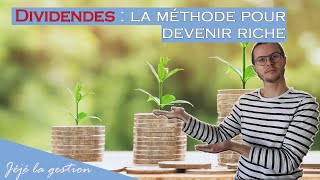 BOURSE  Comment investir en bourse et toucher des dividendes [upl. by Redienhcs]