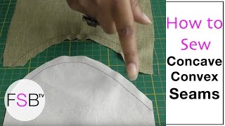 Sewing Concave and Convex Seams [upl. by Hen]