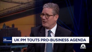 UK Prime Minister Keir Starmer touts probusiness agenda [upl. by Idelia]