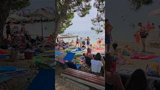 Makarska walk August Summer Croatia 2024 ASMR 4K HDR2024 croatia makarskariviera makarska beach [upl. by Poul]