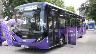 Trent Barton Indigo ADL Enviro200 MMC Launch at Beeston [upl. by Wertheimer907]