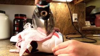 How to take creases out of white Infrared 6s [upl. by Assilen]