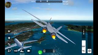 Escort Air force one  Flywings 2018 Flight Simulator  airplane l aero plane game [upl. by Yesnel]