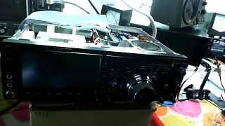 Yaesu FTDX101MPD MARS MOD PART 1  The Soldering￼ job [upl. by Nylrahc]