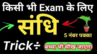 🔥Sandhi class 10th Hindi vyakaran Hindi grammar class 10th sandhiसन्धि One Shot [upl. by Akit]