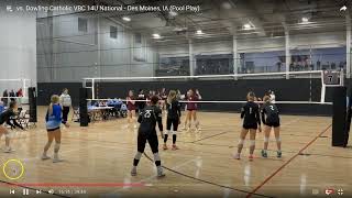 vs Dowling Catholic VBC 14U National  Des Moines IA [upl. by Kaltman]