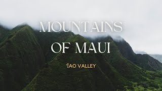 Mountains of Maui  Iao Valley  DJI Mavic 3  4K 60 FPS [upl. by Alol552]