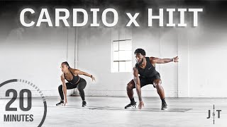 20 Minute Full Body Cardio HIIT Workout NO REPEAT [upl. by Adnavoj]