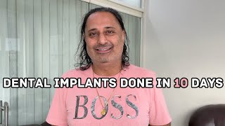 Dental Implants done in 10 days only  UK Patient [upl. by Stanway719]