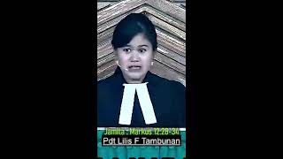 Jamita Minggu Markus 122834 Pdt Lilis F Tambunan manghaholongi Tuhan Debata dohot dongan jolma [upl. by Sirraj]