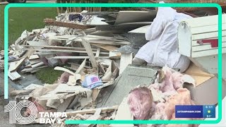 Sarasota residents sifting through soaked homes days after Hurricane Debby [upl. by Izaak]