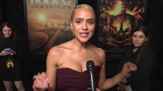 Nathalie Emmanuel Interview at the MEGALOPOLIS Premiere [upl. by Jerry]