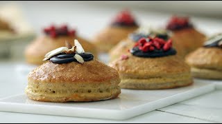 Glutenfri fastelavnsboller med creme og remonce [upl. by Cirenoj]