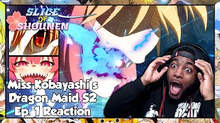 Miss Kobayashis Dragon Maid Season 2 Episode 1 Reaction  ILULU IS HERE AND SHE WANTS ALL THE SMOKE [upl. by Eiramannod]