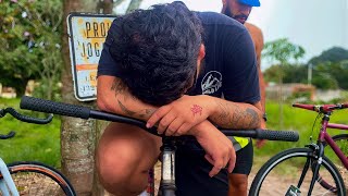 100KM DE BIKE FIXA SANTOS  ITANHAÉM [upl. by Akirdnuhs]