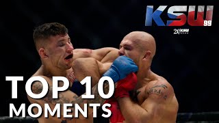 10 najlepszych momentów gali KSW 99  TOP 10 Moments [upl. by Alius]