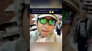 Zola capuché casquette lunette ils l’ont quand même reconnu [upl. by Nylrahc]