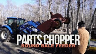 Picking Up The Parts Chopper amp New Round Bale Feeder [upl. by Renruojos520]