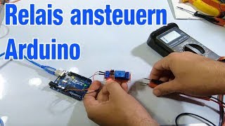 Türe 5  Relais richtig ansteuern Arduino 1 way relais [upl. by Nmutua798]