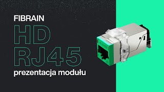 FIBRAIN HD Moduł RJ45 – prezentacja [upl. by Fonzie]