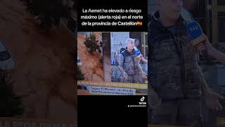 castellón valencia alertaroja dana españa viralvideo parati [upl. by Yrtneg]