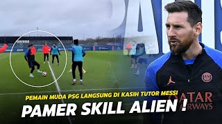 Baru Kembali Langsung Pamer Skill DEWA  Lihatlah Saat Messi Ajari Pemain Muda PSG Jadi Bintang [upl. by Strephon]